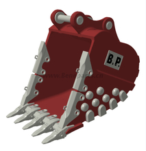 Benna per escavatore da 2,6m³ Extra heavy duty