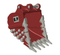 Benna per escavatore da 2,6m³ Extra heavy duty