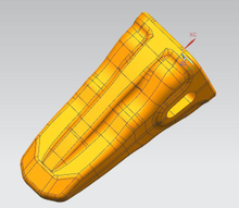 KH23EX Dente per denti a benna Komatsu PC240
