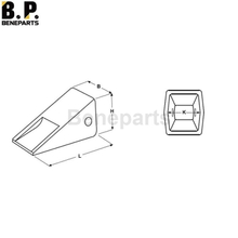 1U3251 Cat J Famiglia J250 Denti del secchio E311 E312 916 939