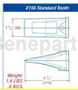 X156 X156HD Denti del secchio Hensley